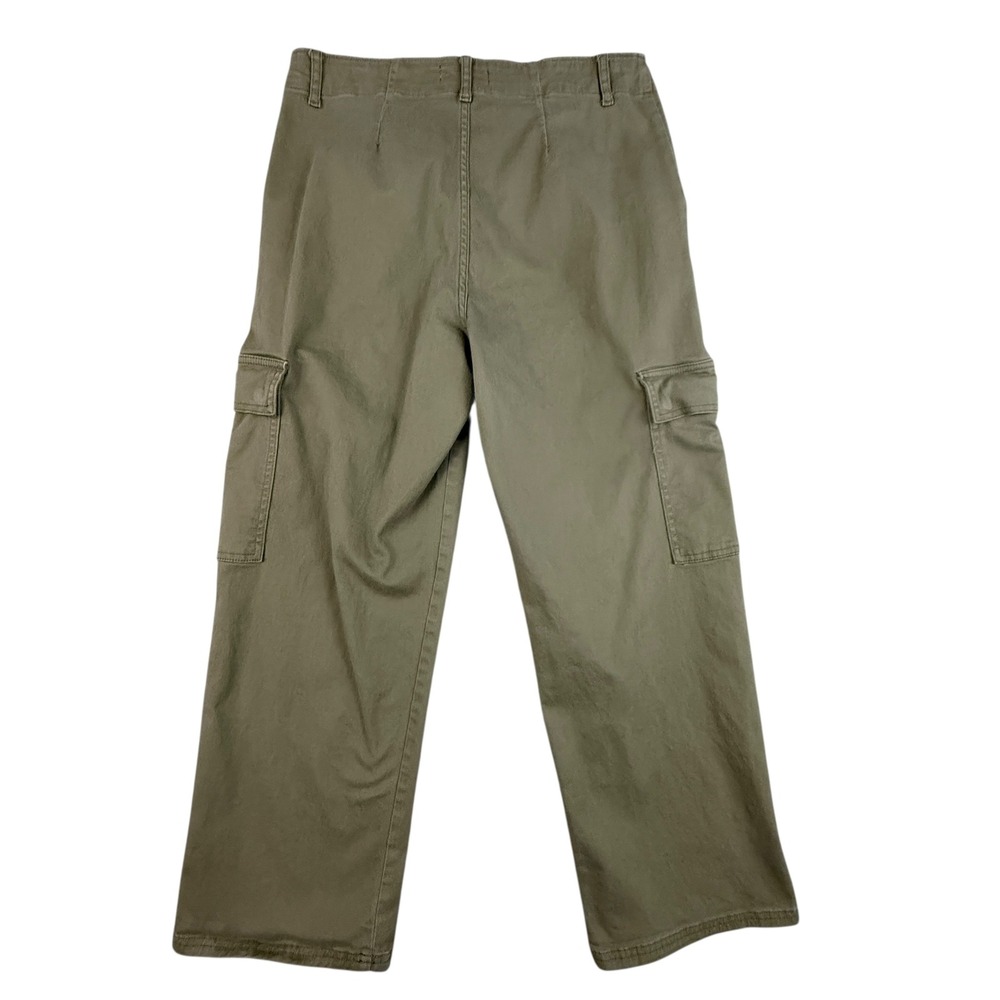 Bagatelle Collection Cargo Pants Women's Size 12 Relaxed Fit Stretch‎ Army Green - Picture 3 of 12